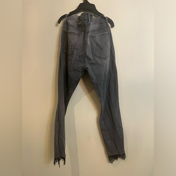 Mother denim- high waisted looker dagger ankle gray- a lacey saloon size 31 - Picture 8 of 12